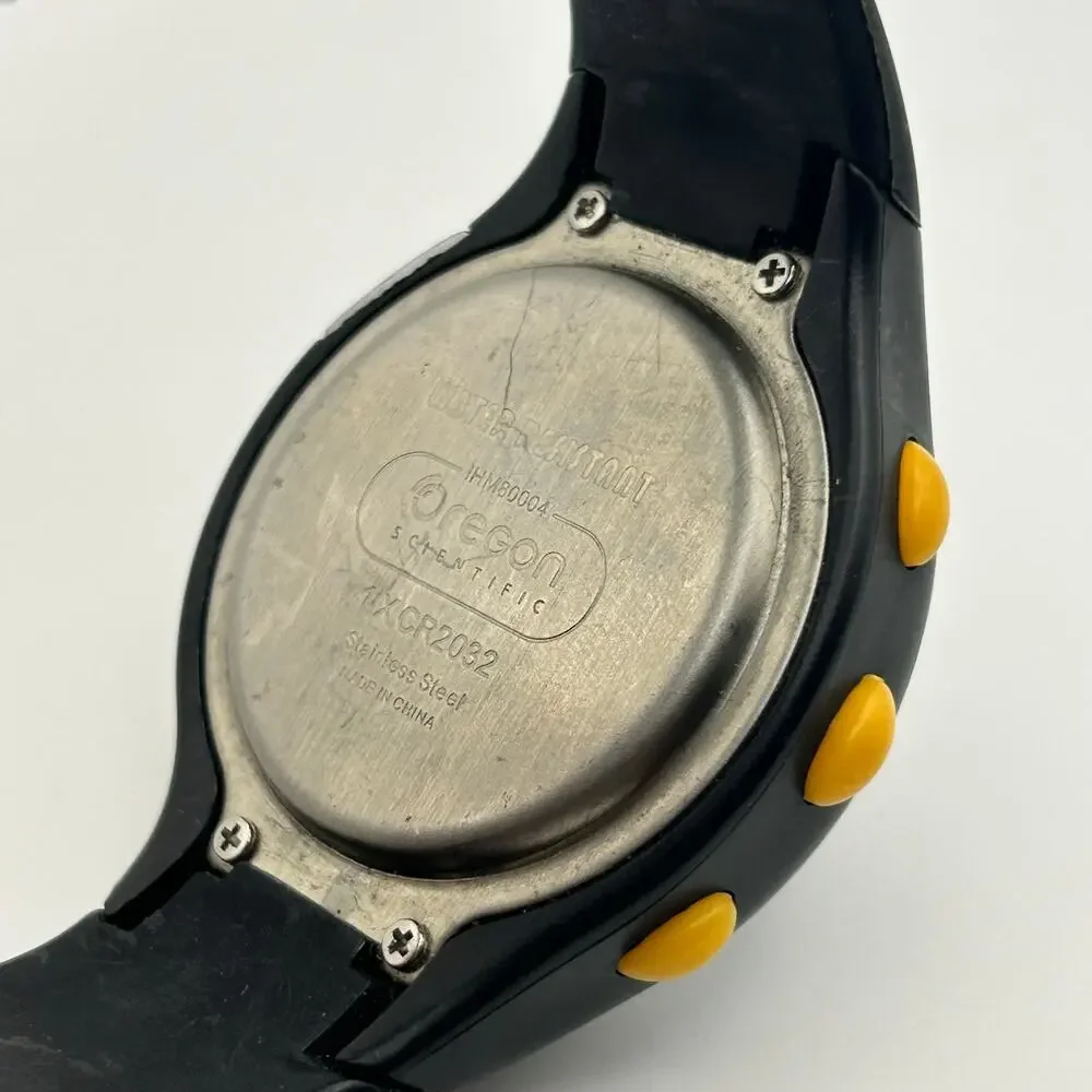 Oregon Scientific HR102 Heart Rate Monitor Watch in Black Working New Battery